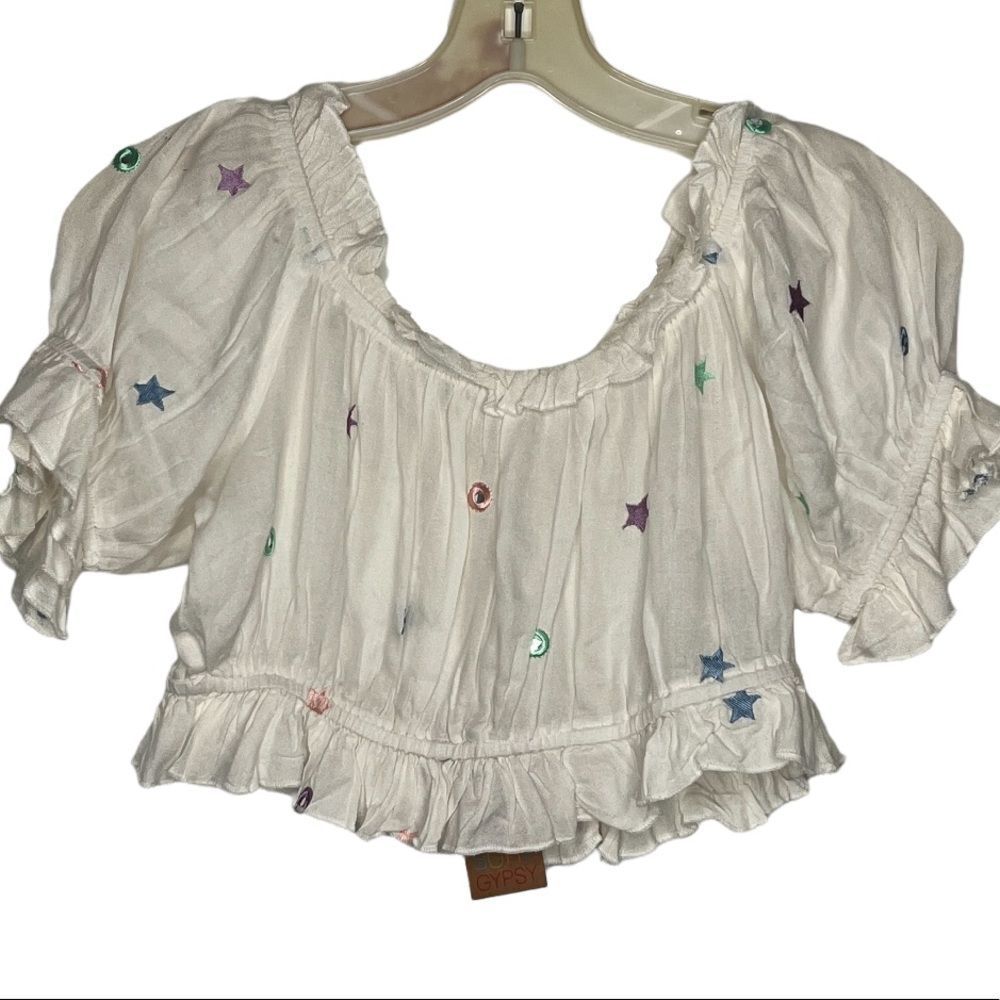 Surf Gypsy Crop Top nwt